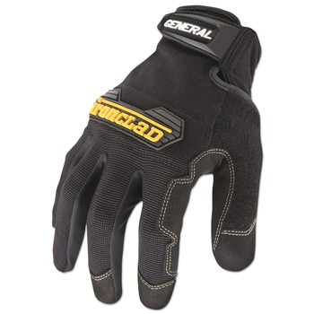 Ironclad GUG-03-M General Utility Spandex Gloves - Black/Medium (1-Pair)