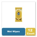 Cleaning Cloths & Wipes | Pledge 319250 7 in. x 10 in. Cloth Wet Wipes - Lemon Scent, White (12/Carton) image number 5