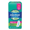 Feminine Care Products | Always 97020 Size 2 Ultra Thin Super Absorbent Pads with Wings (3/Carton) image number 0