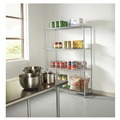 Racks & Shelving | Alera ALESW504818SR NSF Certified Industrial 4-Shelf 48 in. x 18 in. x 72 in. Wire Shelving Kit - Silver image number 9