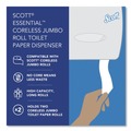Toilet Tissue Dispensers | Scott 09608 Essential 20 in. x 6 in. x 11 in. Coreless Twin Jumbo Roll Tissue Dispenser - Black image number 10