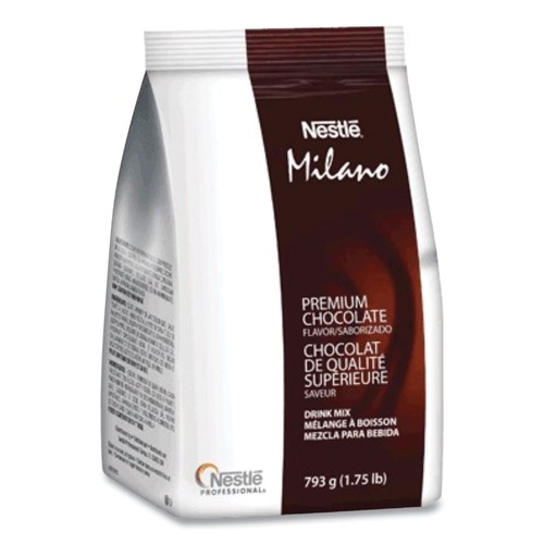 Cocoa | Nescafe 12234626 1.75 lb Bag Premium Hot Chocolate Mix (4/Carton) image number 0