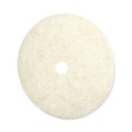 Floor Pads-Cleaning, Buffing & Polishing | Boardwalk 7000126619 27 in. Diameter Natural Burnishing Floor Pads - White (5/Carton) image number 1