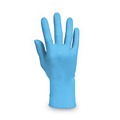 Food Service Disposable & Single Use Gloves | Ansell 54188 4 mil Thick 9.5 in. Long Powder-Free G10 Comfort Plus Blue Nitrile Gloves - Large, Light Blue (100/Box) image number 1