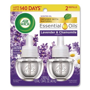 Air Wick 62338-78473 0.67 oz. Scented Oil Refill - Lavender and Chamomile (2/Pack)