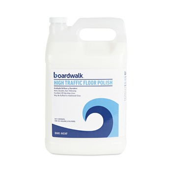 FLOOR FINISHES | Boardwalk BWK4404FEA 1 Gallon Bottle High Traffic Floor Polish