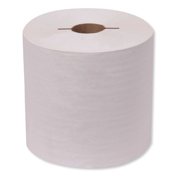 PERFORATED ROLL AND HAND TOWELS | Tork 7171400 7.5 in. x 10 in. Universal Notched Hand Towel Roll - Natural White (6 Rolls/Carton)