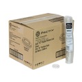 Souffle & Portion Cups | Pactiv Corp. YLS1FR 0.5 oz. to 1 oz. Plastic Portion Cup Lid - Clear (2500/Carton) image number 3