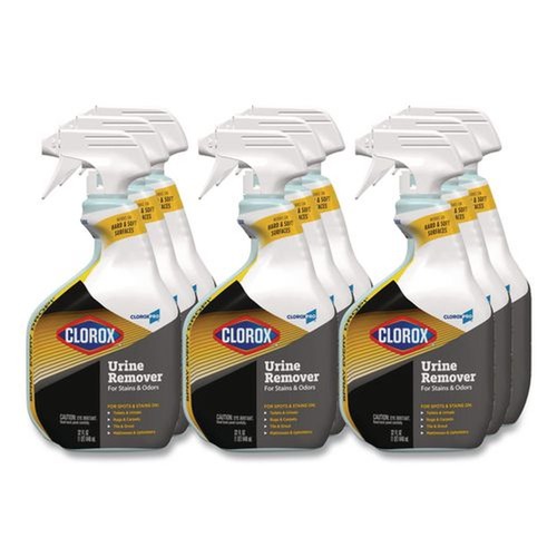 Disinfecting & Cleaning Solutions | Clorox 31036 32 oz. Spray Bottle CloroxPro Urine Remover for Stains and Odors (9/Carton) image number 0