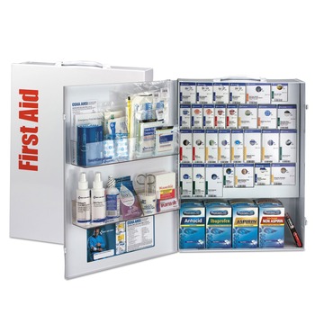 First Aid Only FAO90732021 SmartCompliance Metal Case General Business First Aid Kit for 150 People (1-Kit)