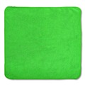 Cleaning Cloths & Wipes | Rubbermaid Commercial 1820582 16 in. x 16 in. Microfiber Cleaning Cloths - Green (24/Pack) image number 1