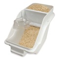 Perforated Roll & Hand Towels | Rubbermaid Commercial FG9G5700WHT ProSave 5.4-Gallon Plastic Shelf Ingredient Bin - White image number 2