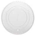 Cup Lids | Dart 600TS Straw-Slot Cold Cup Lids fits 10 oz. Cups - Clear (2500/Carton) image number 0