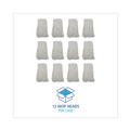 Mop Heads | Boardwalk BWKRM03024S Banded Rayon 24 oz. Cut-End Mop Heads - White (12/Carton) image number 2