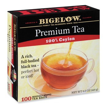 Bigelow RCB00351 Single Flavor Tea - Premium Ceylon (100 Bags/Box)