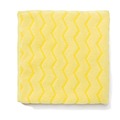 Cleaning Cloths & Wipes | Rubbermaid Commercial FGQ61000YL00 16 in. x 16 in. Microfiber Reusable Cleaning Cloths - Yellow (12/Carton) image number 0