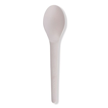 Eco-Products EP-S013 Plantware 6 in. Renewable and Compostable Spoon (1000/Carton)
