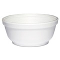 Bowls | Dart 8B20 8 oz Round Foam Bowls - White (50/Pack, 20 Packs/Carton) image number 0