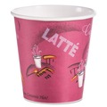 Cups | SOLO 510SI 10 oz. Bistro Design Paper Hot Cups - Red (1000/Carton) image number 0