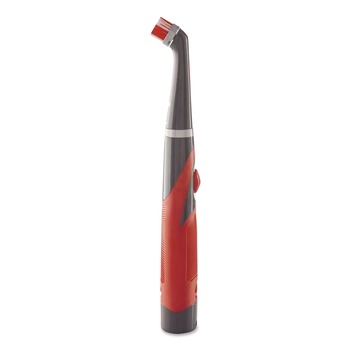 BRUSHES | Rubbermaid 1839685 Multi-Purpose Cordless Battery Power Scrubber Red/White Nylon Bristles 12.68-in Brush 7-in Red/Black Handle
