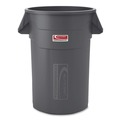 Indoor Waste Receptacles | Suncast Commercial TCU44 Injection Molded Utility Trash Can, 44 gal, Plastic/Resin, Gray image number 3