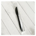 Disposable Knives | Boardwalk BWKKNIFEBLPPIW Mediumweight Wrapped Polypropylene Plastic Knife Cutlery - Black (1000/Carton) image number 4