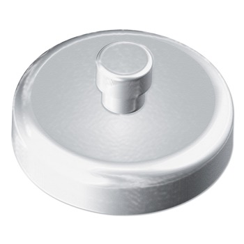  | Kantek AHM001 1.5 in. Diameter Mounting Magnets for Kantek Acrylic Glove and Paper Towel Dispensers - White/Silver
