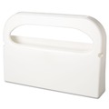 Toilet Seat Cover Dispensers | HOSPECO HG-1-2 Health Gards 16 in. x 3.25 in. x 11.5 in. Half-Fold Toilet Seat Cover Dispenser - White (2/Box) image number 0