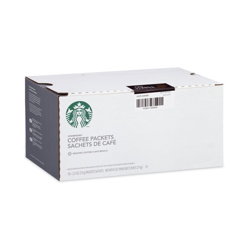 Coffee - Caffeinated | Starbucks 12411956 2.7 oz Packet Coffee - Caffe Verona (72/Carton) image number 0