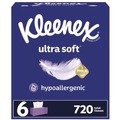 Facial Tissues | Kleenex 54317 3-Ply Ultra Soft Facial Tissue - White (4 Packs/Carton) image number 2