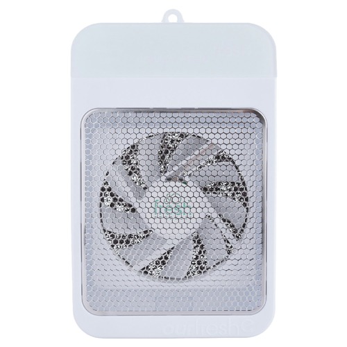 Air Freshener Dispensers | Fresh Products OFE-F-000I006M ourfreshE 2.71 in. x 4.19 in. x 6.68 in. Dispenser - White (6/Carton) image number 0