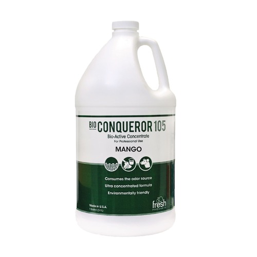 Air Fresheners & Odor Eliminators | Fresh Products 105G-F-000I004M-04 1 gal. Bio Conqueror 105 Enzymatic Odor Counteractant Concentrate - Mango (4/Carton) image number 0