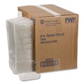 Cleaning Cloths & Wipes | Pactiv Corp. 6SFLY EarthChoice Recycled PET Container Lid, for 6-in Square RPET Containers, 6.25 x 0.39 x 6.25, Clear, Plastic, 360/Carton image number 4