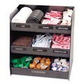 Condiment Organizers | Vertiflex Commercial Grade VFC-1515 14.5 in. x 11.75 in. x 15 in. Vertical Condiment Organizer - Black image number 1