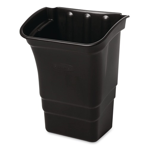 Carts & Trucks | Rubbermaid Commercial FG335388BLA 8 Gallon Rectangular Optional Utility Cart Refuse/Utility Bin - Black image number 0