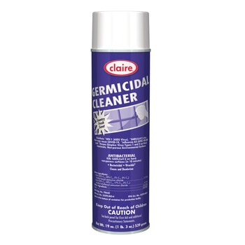 Claire CL876 19 oz. Aerosol Spray Germicidal Cleaner - Country Fresh Scent (1-Carton)