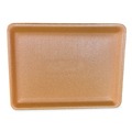 Food Containers & Lids | GEN 9PYEL 12.25 in. x 9.25 in. x 0.62 in. #9P Meat Trays - Yellow (200/Carton) image number 1