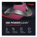 Perforated Roll & Hand Towels | WypAll 41029 Power Clean X80 12.5 in. x 12 in. Heavy-Duty Cloths - Red (50/Box, 4 Boxes/Carton) image number 8