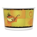Food Containers & Lids | Chinet 70412 12 oz. Streetside Squat Paper Food Container with Plastic Lid (250/Carton) image number 1