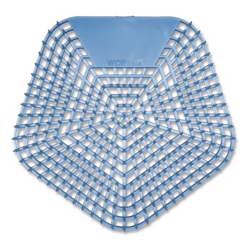 Boardwalk WCBX-P-010I010I-06-AAS80- 0.11 oz WCBasix Urinal Screen - Clean Cotton Scent, Blue (10/Box)