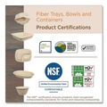Plates | World Centric PL-SC-U9-LFP 9.1 in. Diameter Paper Fiber Plates - Natural (1000/Carton) image number 2