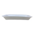 Food Containers & Lids | GEN 4DWH 9.47 in. x 7.12 in. x 1.32 in. #4D Meat Trays - White (500/Carton) image number 1