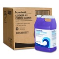 All Purpose Cleaners & Degreasers | Boardwalk 053000-41ESSN 128 oz. Bottle All Purpose Cleaner - Lavender Scent (4/Carton) image number 1
