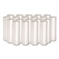 High-Density Trash Bags | Boardwalk Z4824RNKR01 10 Gallon 6 mic 24 in. x 23 in. Perforated Roll High-Density Can Liners - Natural (50 Bags/Roll, 20 Rolls/Carton) image number 0