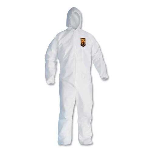 Hand Sanitizing Wipes | Ansell 49116 A20 Breathable Particle Protection Coveralls with Zip Closure - Triple Extra Large, White (20/Carton) image number 0