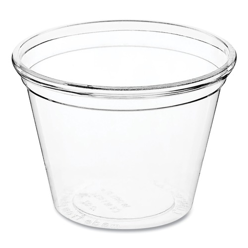 Cups | World Centric CP-CS-1S 1 oz PLA Plastic Cold Cups - Clear (3000/Carton) image number 0