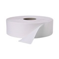 Toilet Tissues | Windsoft W2002 3.4 in. x 1000 ft. 2 Ply Septic Safe Jumbo Roll Bath Tissue - White (12 Rolls/Carton) image number 0