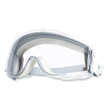  | Honeywell Uvex S3960HS HydroShield Anti-Fog/Anti-Scratch Lens Stealth Safety Goggles - Clear Lens Clear/Gray Frame