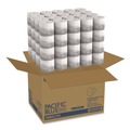 Floor Dusters & Accessories | Georgia Pacific Professional 19881/01 1-Ply Pacific Blue Basic Embossed Septic Safe Bathroom Tissue - White (80 Rolls/Carton) image number 3