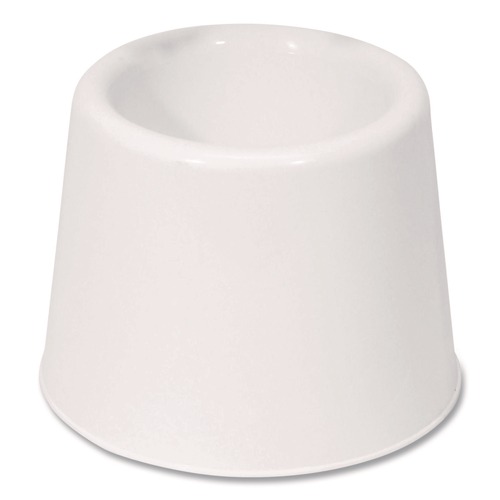 Toilet Brushes | Boardwalk 96302-BWK Caddy For Spiral Bowl Brush, White image number 0